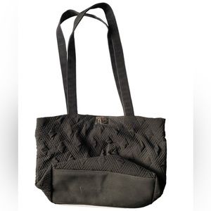 Black cloth shoulder bag